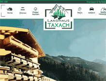 Tablet Screenshot of landhaus-taxach.at